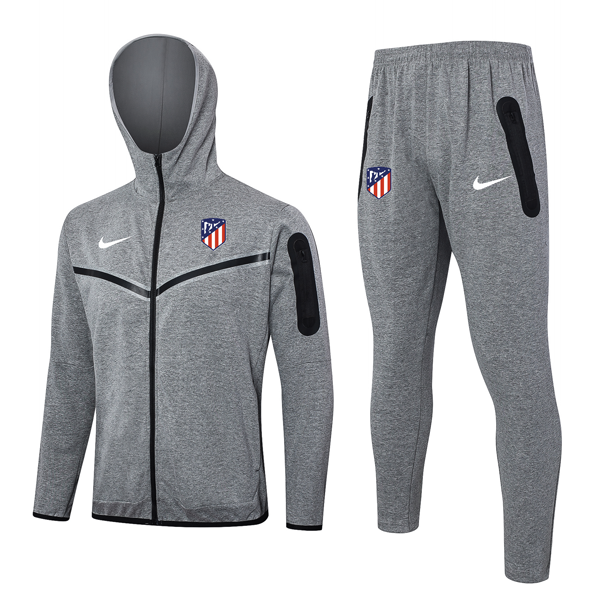 Chandal Con Capucha Atletico Madrid 2024-25 Gris 3